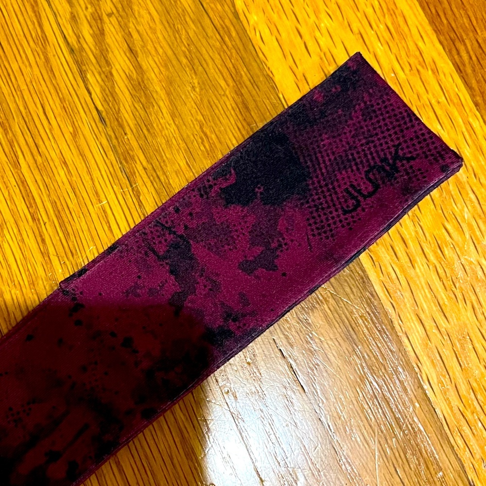 Junk Baller Band maroon and black headband